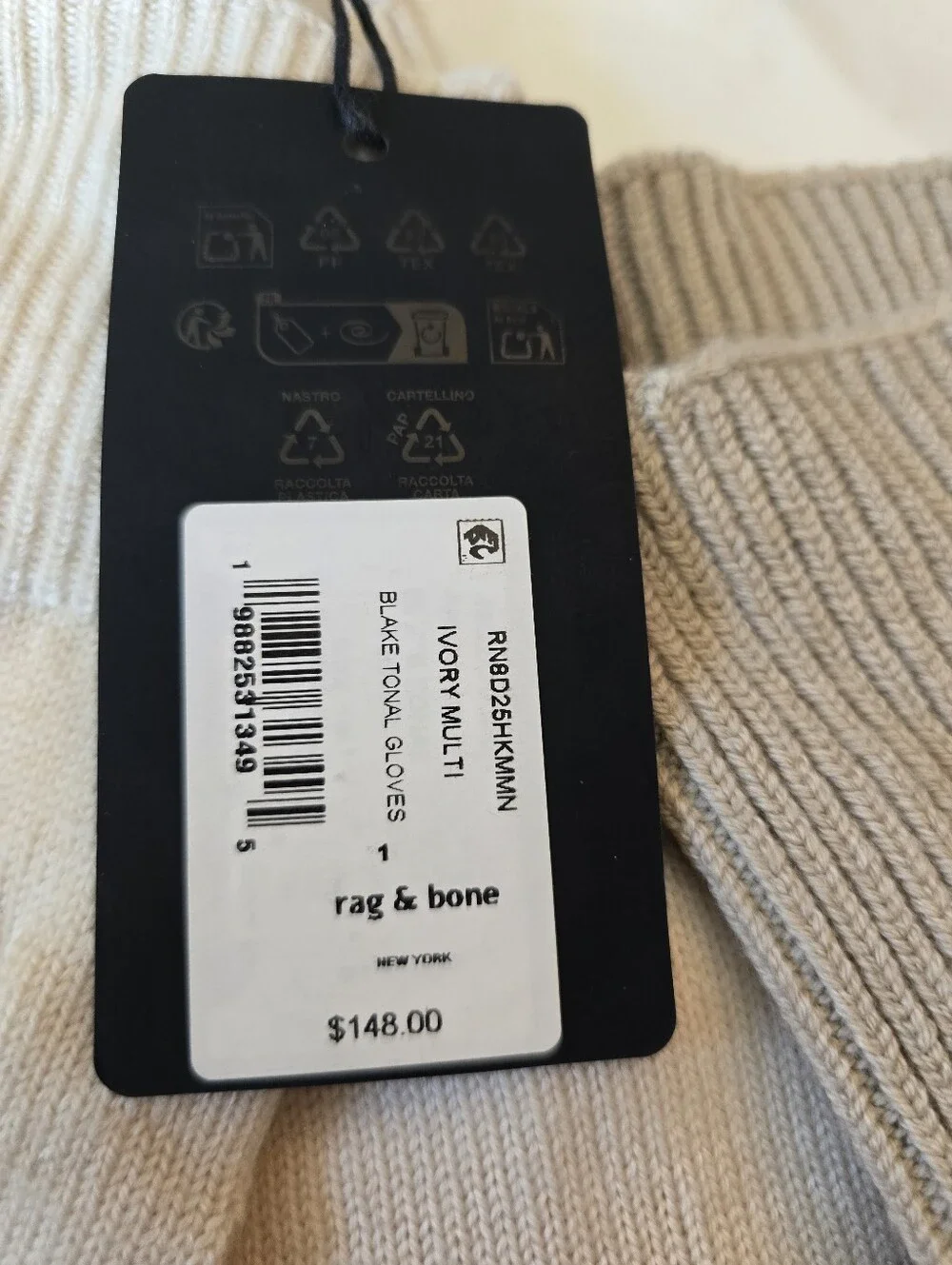 Rag & Bone Blake Tonal Gloves NWT Popular Gifts Fall Winter Phone Friendly
